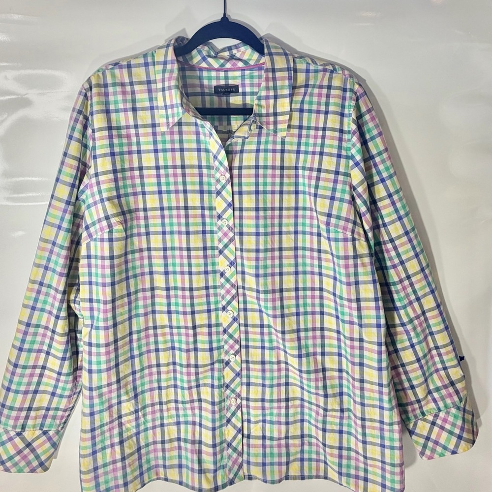 Talbots Multicolor Plaid Shirt